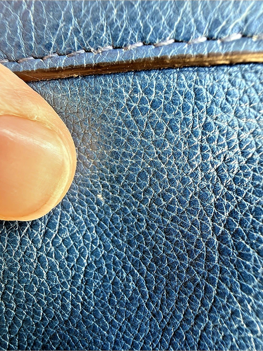 Fendi Simply Leather Shoulder Bag in Blue - Picture 15 of 16